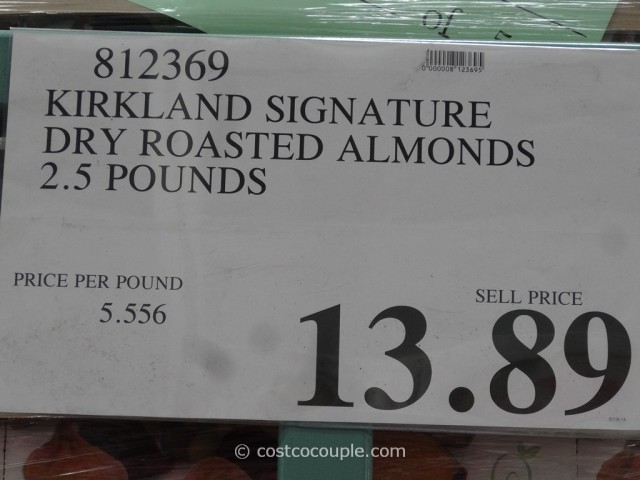 Kirkland Signature Dry Roasted Almonds Costco 4
