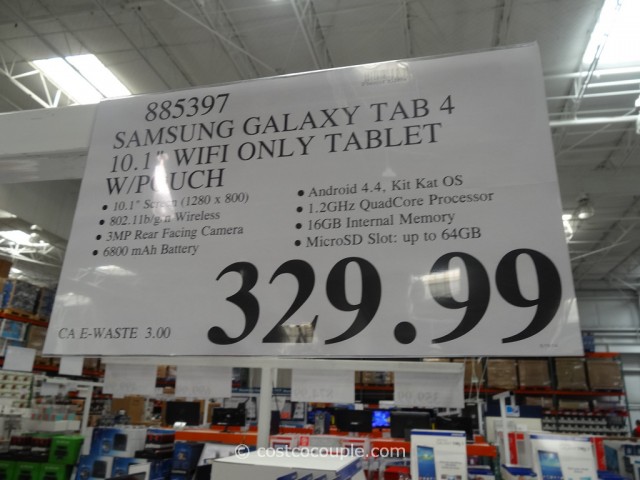 Samsung Galaxy Tab4 10-Inch Tablet Costco 1