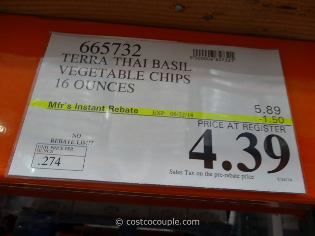 Terra Thai Basil Vegetable Chips Costco 1