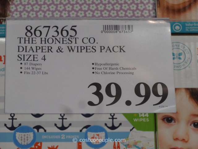 The Honest Company Diapers and Wipes Pack Costco 6