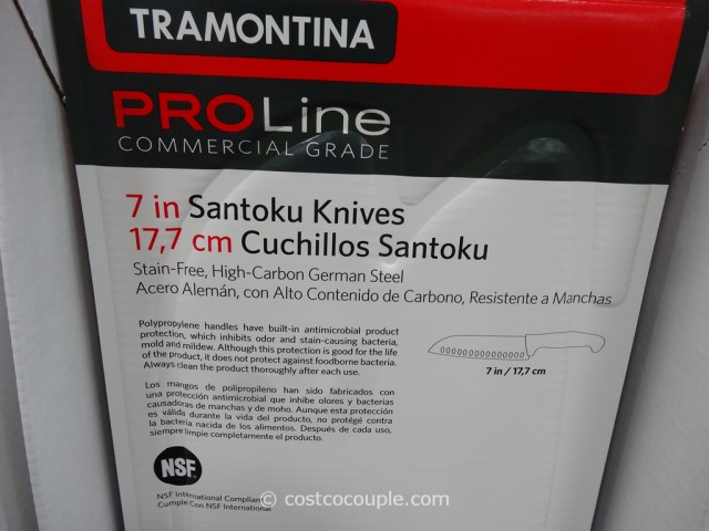 Tramontina Proline Santoku Knife Set Costco 2