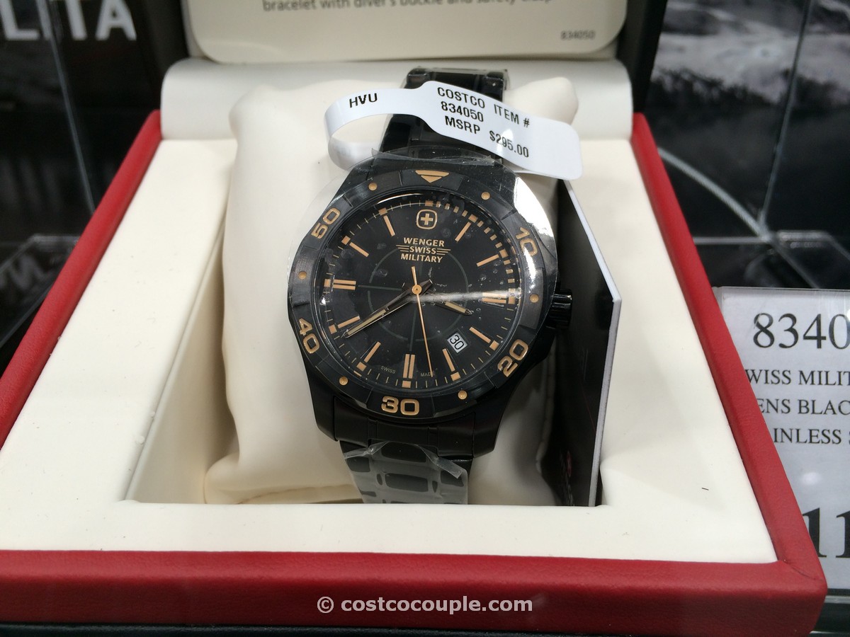 Wenger Swiss Military Black Ion Plated Costco 3