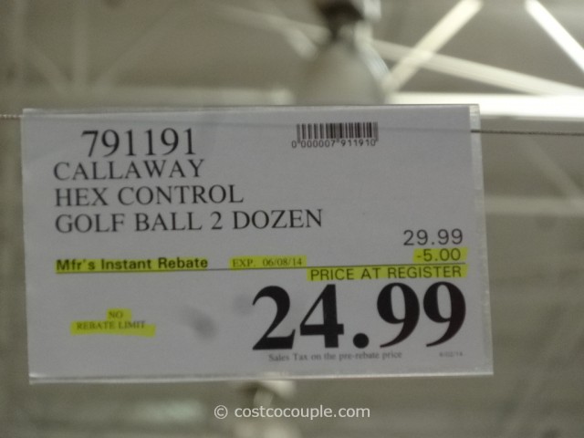 Callaway Hex Control Golf Balls Costco 1