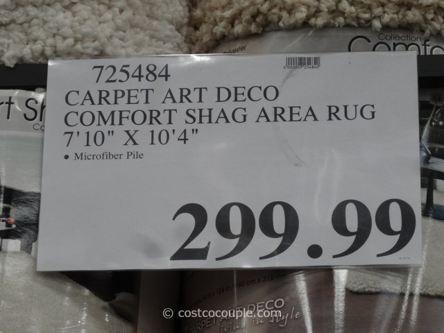 Carpet Art Deco Comfort Shag Rug 8x10 Costco 2