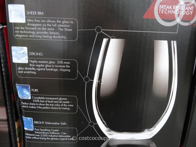 Chef and Sommelier Stemless Wine Glass Set Costco 4
