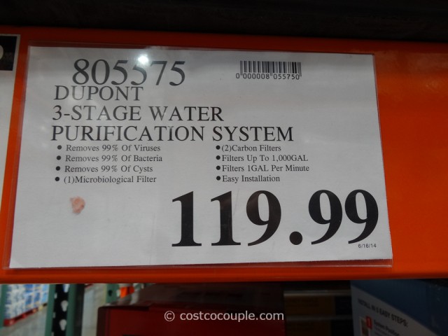 Dupont 3-stage Water Purification System Costco 1