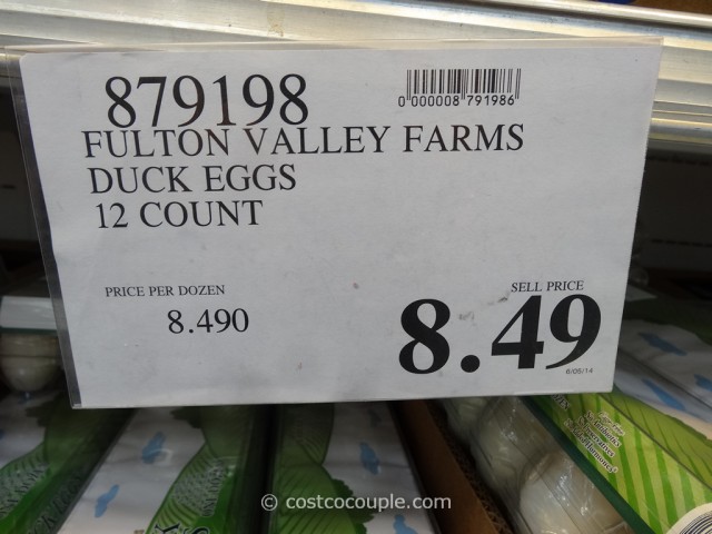 Fulton Valley Farms Duck Eggs Costco 1
