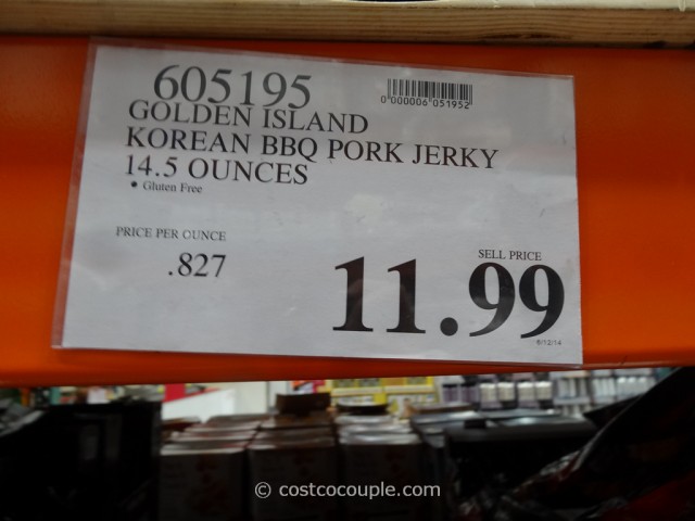 Golden Island Korean BBQ Pork Jerky Costco 1