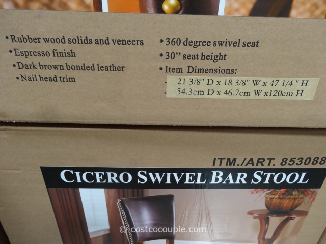 Hillsdale Furniture Cicero Swivel Barstool Costco 2