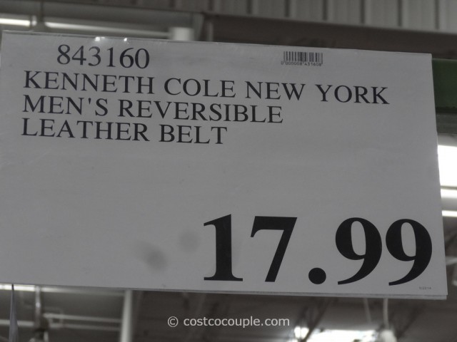 Kenneth Cole Men's Reversible Leather Belt Costco 1