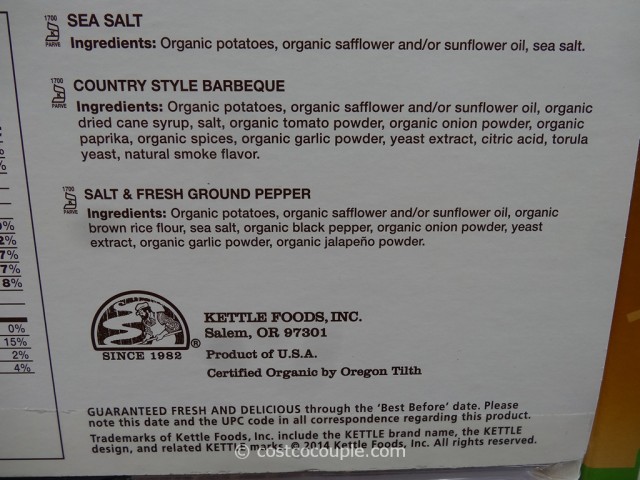 Kettle Brand Organic Potato Chips Variety Pack Costco 3
