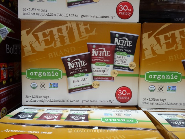 Kettle Brand Organic Potato Chips Variety Pack Costco 4