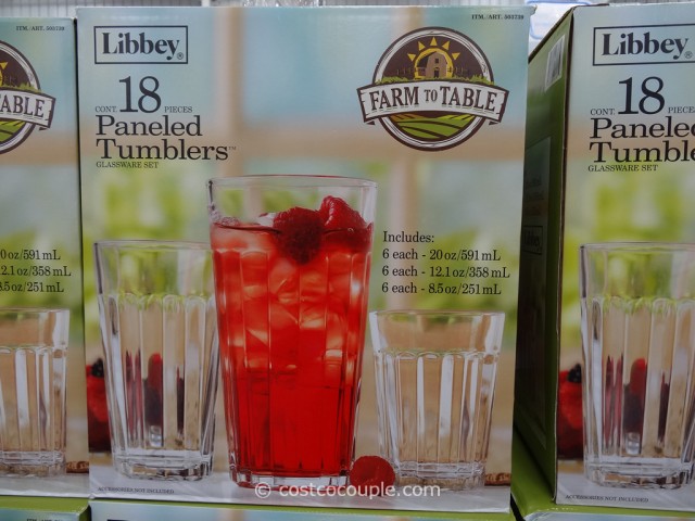 Libbey Farm to Table Tumbler Set Costco 1