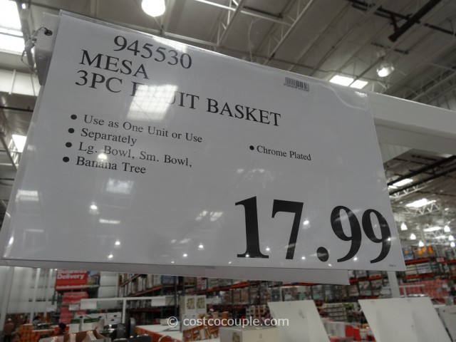 Mesa 3-Piece Banana Hook Fruit Basket Costco 1