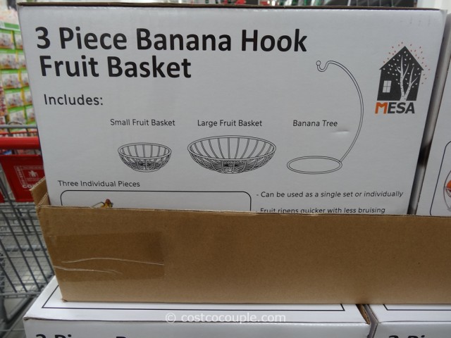 Mesa 3-Piece Banana Hook Fruit Basket Costco 3