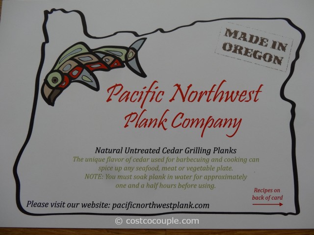 Pacific Northwest Plank Company Cedar Grilling Planks Costco 1