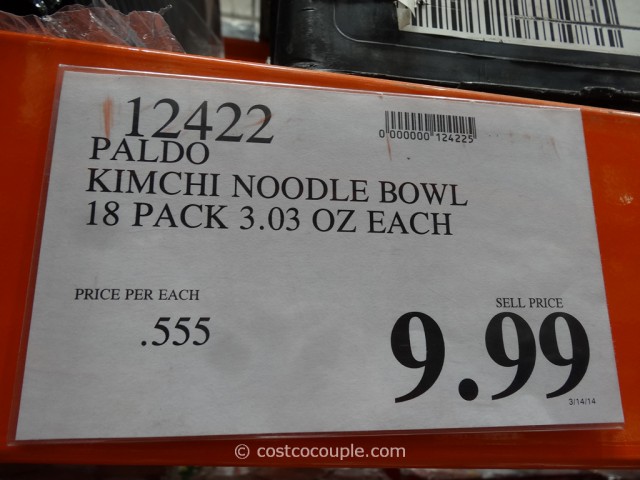 Paldo Kimchi Noodle Bowl Costco 1