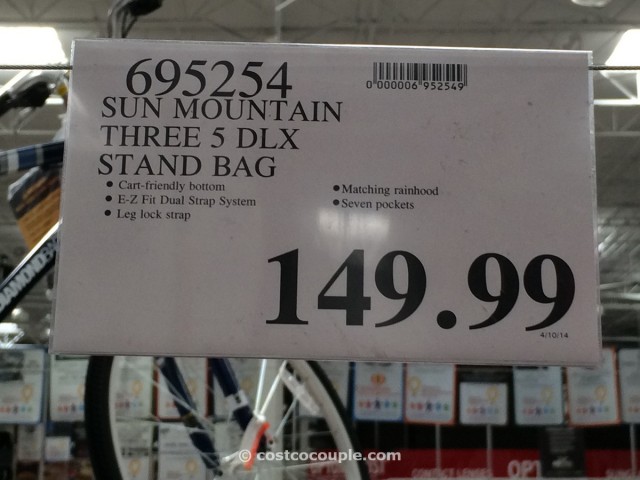 Sun Mountain Three 5 DLX Golf Stand Bag Costco 1