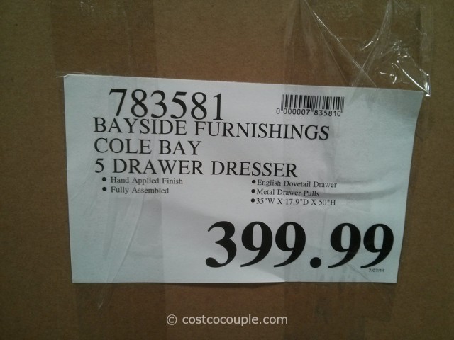 Bayside Furnishings Cole Bay Dresser Costco 1