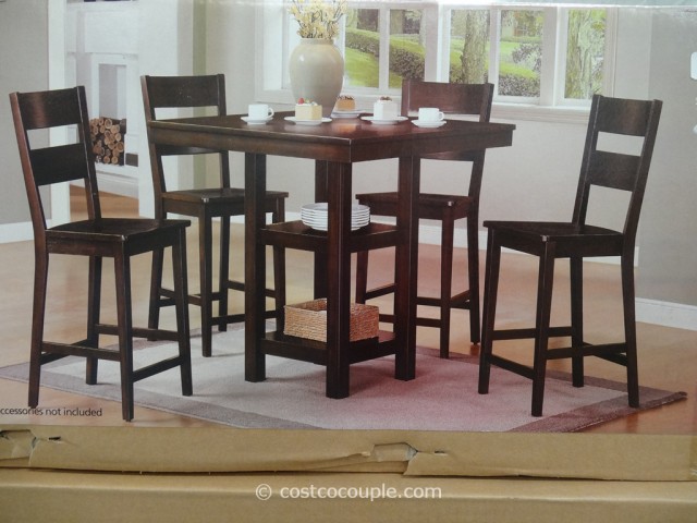 Bayside Furnishings Donnebrook Counter Height Dining Set Costco 3