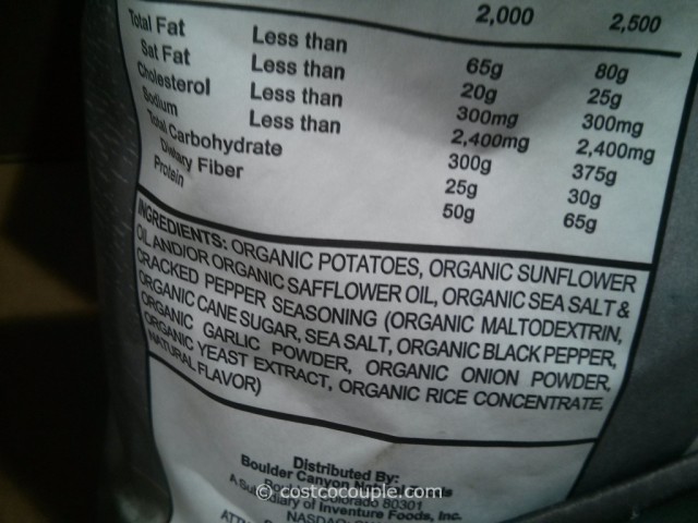 Boulder Canyon Organic Salt And Pepper Kettle Chips Costco 3