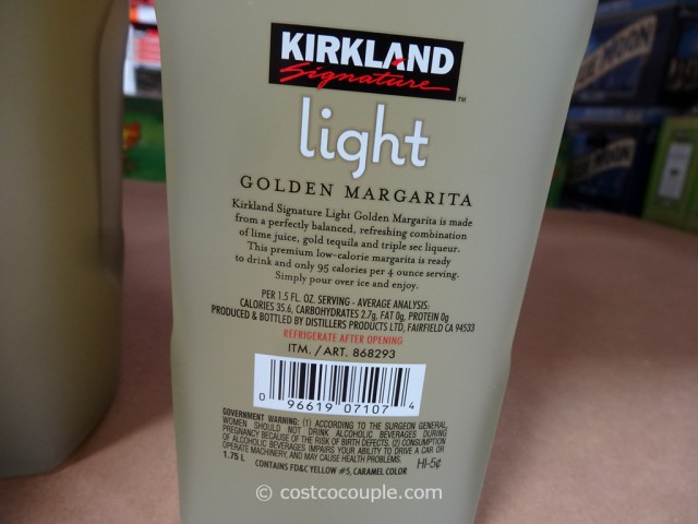 Kirkland Signature Golden Margarita Light Costco 4