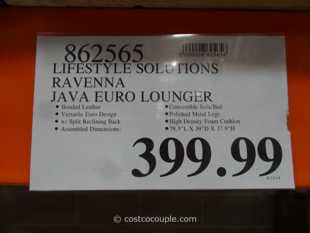 Lifestyle Solutions Ravenna Euro Lounger Costco 1