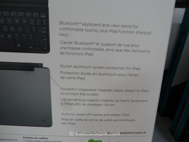 Logitech iPad Air Ultrathin Bluetooth Keyboard Costco 4