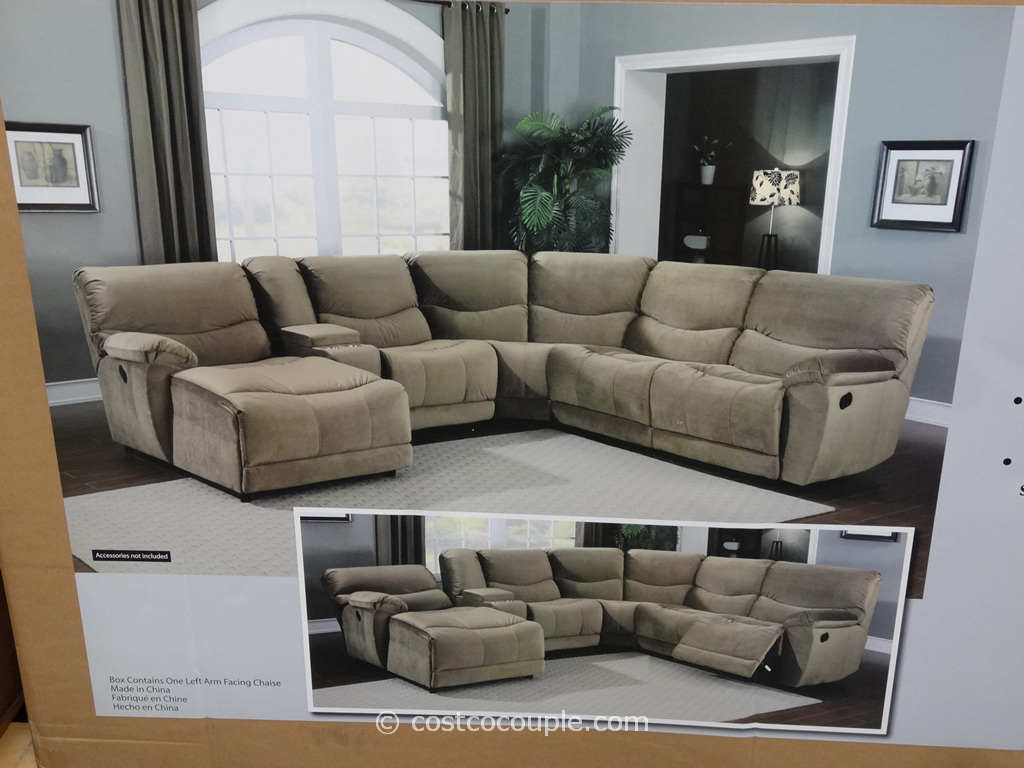 Marks and Cohen Tanner 5Piece Motion Fabric Sectional