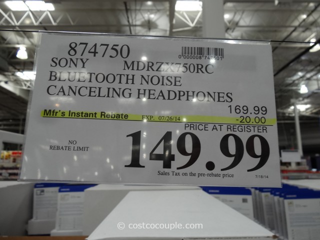 Sony Bluetooth Noise Canceling Headphones Costco 1