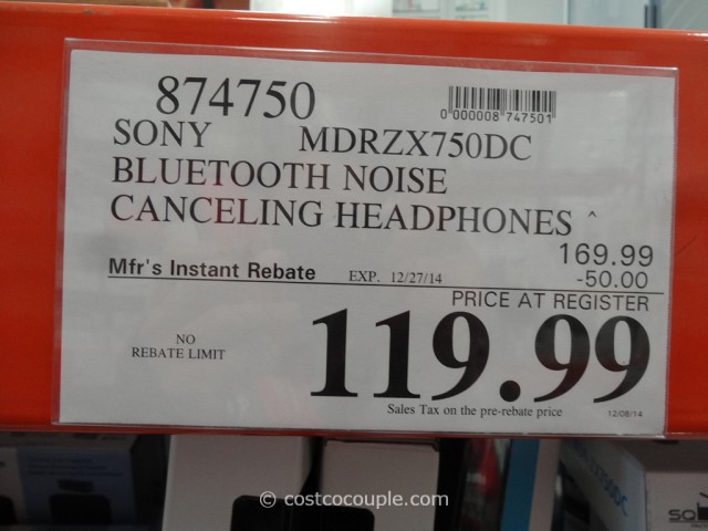 Sony Bluetooth Noise Canceling Headphones Costco