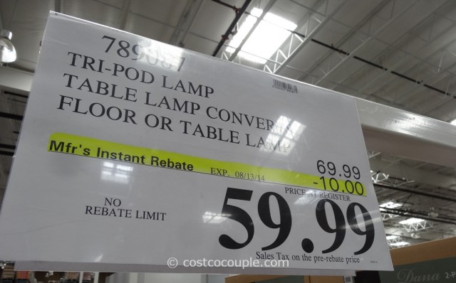 Tripod Convertible Lamp Costco