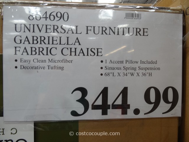 Universal  Furniture Gabriella Fabric Chaise Costco 1