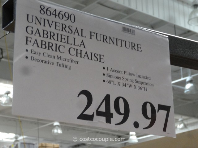 Universal Furniture Gabriella Fabric Chaise Costco