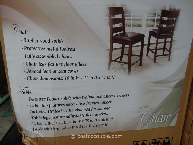 Universal Furniture Serada 9-Piece Counter Height Dining Set Costco 2