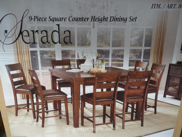 Universal Furniture Serada 9-Piece Counter Height Dining Set Costco 3
