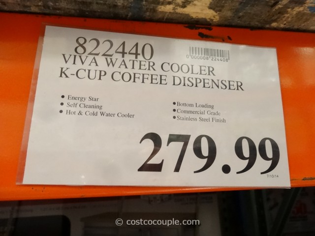Viva Water Cooler and Single Cup Coffee Brewer Costco 1