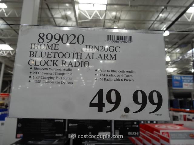 iHome Bluetooth Alarm Clock Costco 1