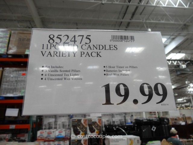 11-Piece Flameless LED Candles Costco 3