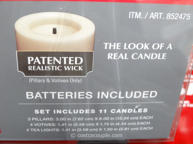 11-Piece Flameless LED Candles Costco 5