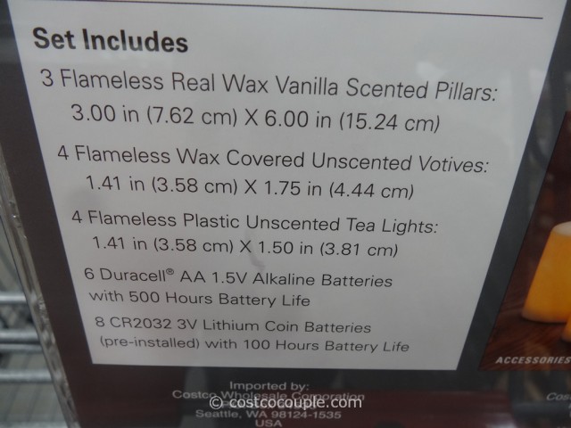 11-Piece Flameless LED Candles Costco 7
