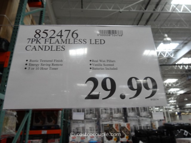 7-Piece Flameless LED Candles Costco 5