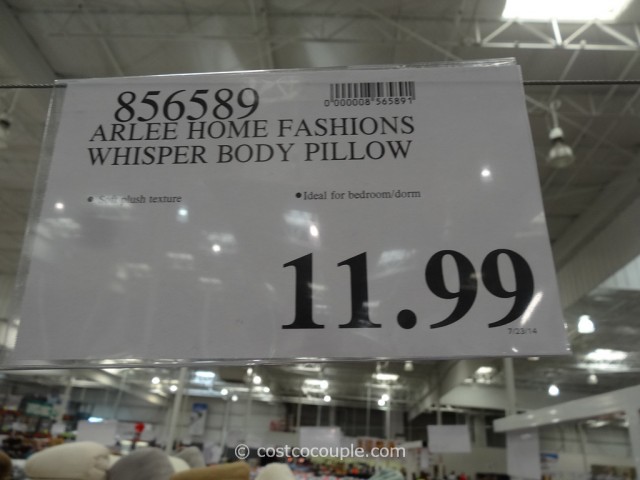 Arlee Home Fashions Whisper Body Pillow Costco 1