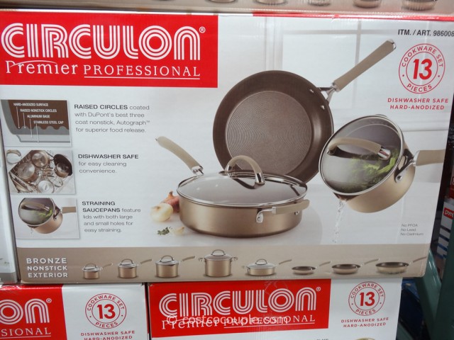 Circulon Premier Professional 13-Piece Cookware Set Costco 6