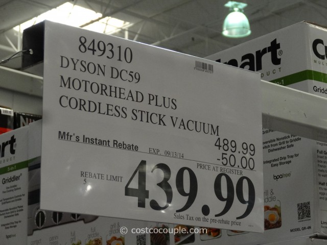 Dyson DC59 Digital Slim Cordless Stick Vacuum Costco