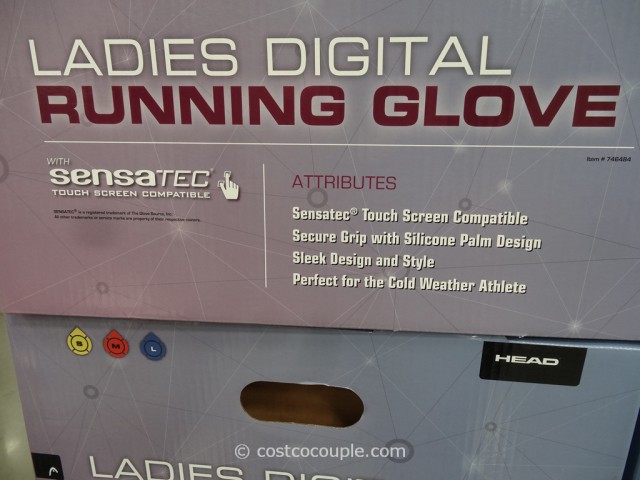 Head Ladies Digital Running Gloves Costco 3
