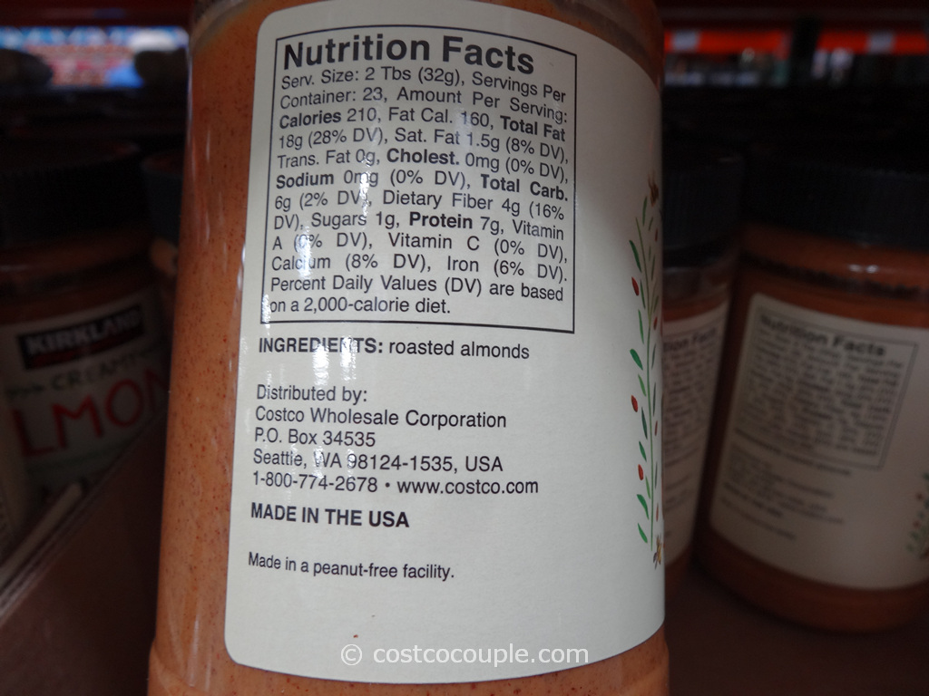 Kirkland Signature Almond Butter