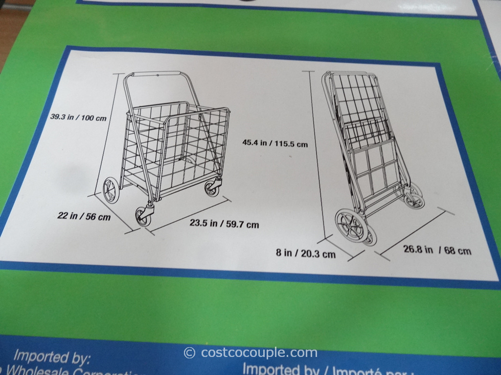 Kirkland Signature Folding Shopping Cart
