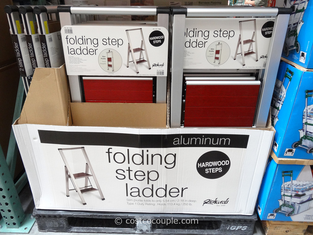 Richard Homewares Folding Step Ladder Costco 1