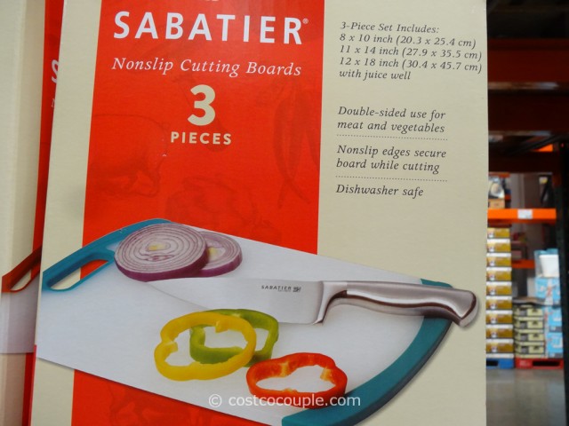 Sabatier 3-Piece Non-slip Cutting Board Costco 2